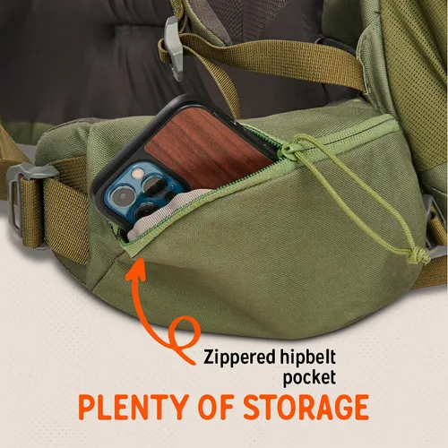 Miniatura 7 de Mochila de senderismo Kelty Asher, capacidad de 18-85 litros, para senderismo, mochilero, paquete de viaje, armazón interno modelo 2023