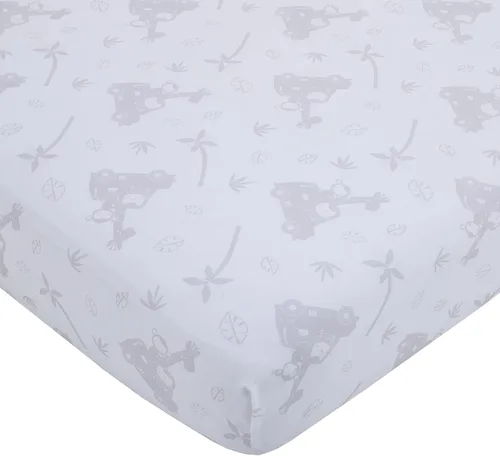 Miniatura 3 de Little Love by NoJo Jungle Ride - Juego de ropa de cama de 3 piezas para cuna, color gris, blanco y marrón, mono, jirafa y león, edredón, dos