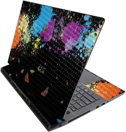 Miniatura 743 de MightySkins - Skin brillante con purpurina para Alienware M17 R3 (2020) y M17 R4 (2021) - Diversión de los años 90 Acabado duradero con purpurina