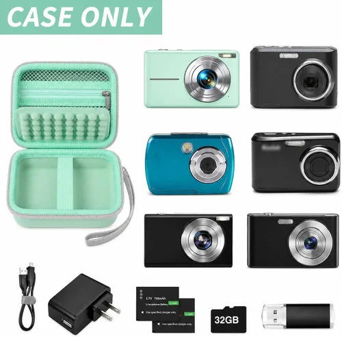 Miniatura 2 de Funda para cámara digital Grapsa para CAMKORY/para Kodak Pixpro/para VAHOIALD/para Sony DSCW800 830/ para Canon PowerShot 180 190. Portaaccesorios