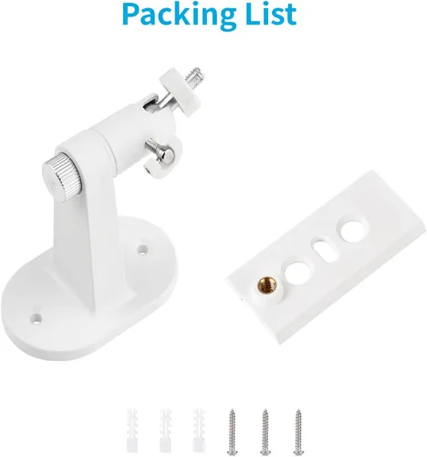 Miniatura 7 de Soporte de anillo para cámara de emergencia, ángulo ajustable para interior/exterior para anillo de foco con cable, anillo de foco de batería