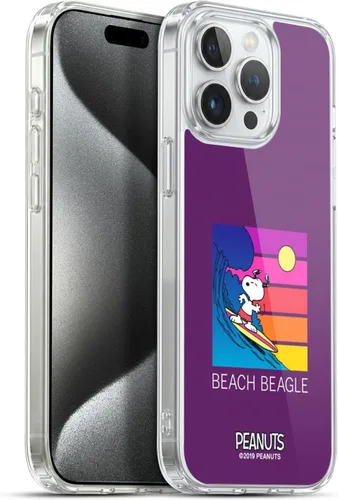 Miniatura 88 de Head Case Designs Peanuts Tropical Surf Snoopy Aloha Disco Gel Funda con licencia oficial [protección de grado militar] compatible con Apple iPhone