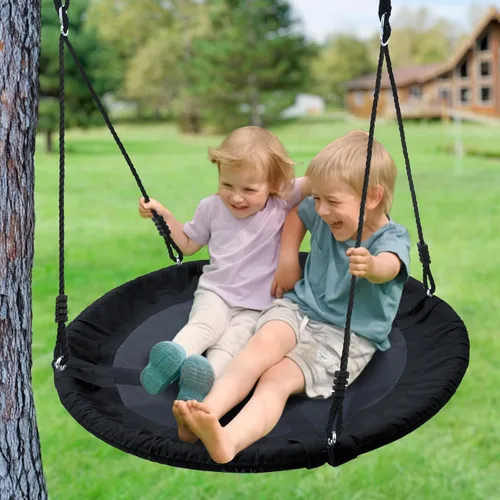 Miniatura 8 de Trekassy - Columpio de árbol de 40.0 in, soporta 700 lb, para niños, adultos, 900D, Oxford, resistente al agua con 2 piezas de correas para colgar