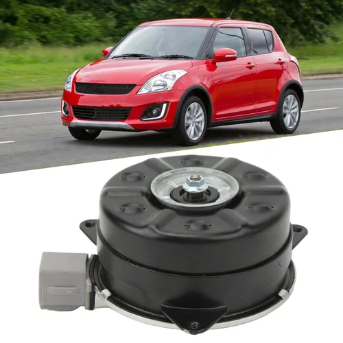 Miniatura 3 de Motor de ventilador de refrigeración de condensador, 1680008310 compatible con Swift 1.3L 2005‑2009, conjunto de motor de refrigeración del radiador