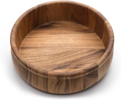 Miniatura 2 de Ironwood Gourmet Ensaladera de madera extra grande, madera de acacia, 12 x 12 x 7.25