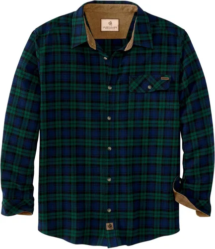 Miniatura 60 de Legendary Whitetails Camisa de franela de manga larga con botones para hombre, 100% algodón
