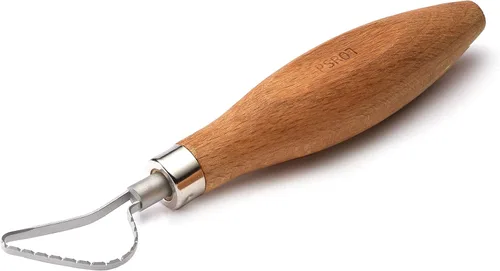 Miniatura 2 de Xiem Tools Herramienta de rastrillo de arcilla para cerámica y cerámica (mediano, rastrillo para vientre)