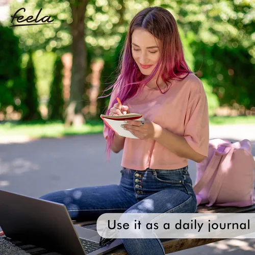 Miniatura 9 de Feela - Juego de 36 cuadernos de tapa blanda a granel, cuaderno en blanco rayado para viajes para mujeres y hombres, cuadernos rayados para la 36