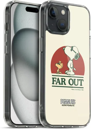Miniatura 12 de Head Case Designs Funda de gel Woodstock 50th con licencia oficial de Peanuts Snoopy Guitar 1969 [protección de grado militar] compatible con Apple