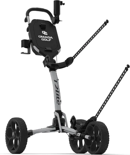 Miniatura 8 de OMADA GOLF Trilite Carrito de Golf Push Carrito de Golf Ligero y Plegable Soporte Ajustable para Bolsa de Golf