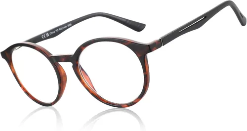 Miniatura 11 de BLUEMOKY Gafas de lectura para hombres y mujeres: Gafas clásicas redondas con filtro de luz azul - Gafas de lectura para computadora C02