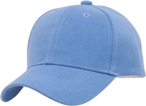 Miniatura 67 de TOP HEADWEAR Sombrero de béisbol ajustable con cierre de velcro para niños en blanco