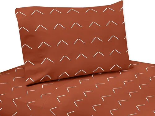 Miniatura 5 de Sweet Jojo Designs Juego de sábanas de vaquero occidental para niño, tamaño individual, sábana bajera plana, funda de almohada, para niños