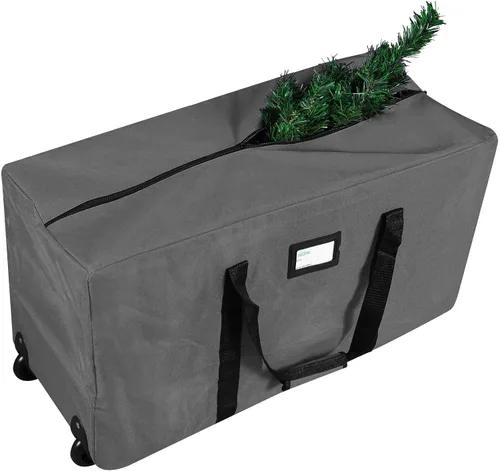 Miniatura 6 de ProPik Bolsa de almacenamiento con ruedas para árbol de Navidad, se adapta a árboles de vacaciones desmontados de hasta 7.5 pies de alto, 22 x 16 x