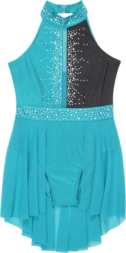 Miniatura 33 de CHICTRY Kids Girls Sparkly Rhinestone Ballet Gymnastics Leotards Modern Lyrical Dance Costume