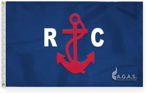 Miniatura 11 de AGAS - Bandera de yate del Comité de Carreras – 12 x 18 pulgadas – Nylon 200D impreso – Bordes cosidos – Ojales de latón – Bandera de barco