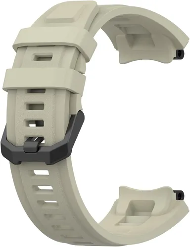 Miniatura 4 de TenCloud Paquete de 3 correas deportivas de silicona suave compatibles con Amazfit T-Rex 2 Smart Watch para hombre Negro + rojo + gris.