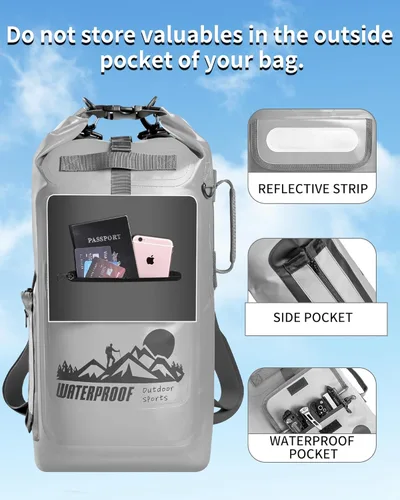 Miniatura 4 de Mochila Bolsa Seca IDRYBAG Gris