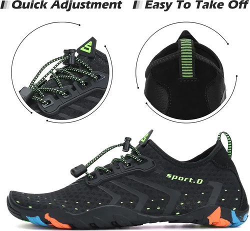 Miniatura 4 de Mishansha - Zapatos de agua para hombres y mujeres, secado rápido, para natación, buceo, surf, deportes acuáticos, piscina, playa, senderismo, yoga.