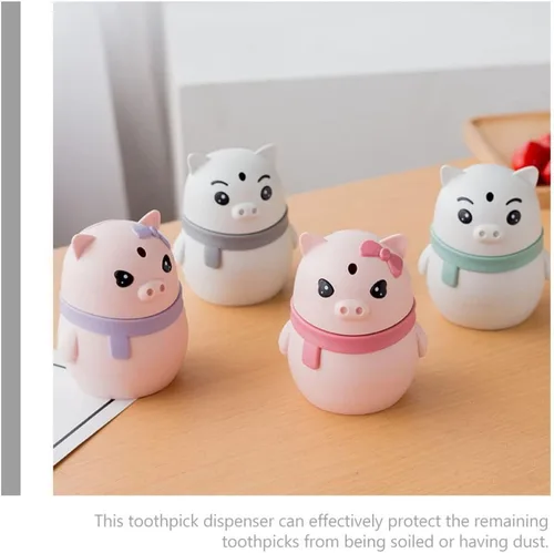 Miniatura 5 de iplusmile Dispensadores de palillos de dientes decorativos titulares automáticos para restaurante