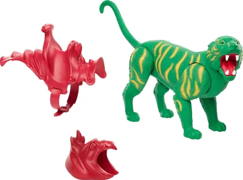 Masters of the Universe Origins Battle Cat - Figura de acción de 6.75 pulgadas, criatura eterniana leal de He-Man para contar historias MOTU y