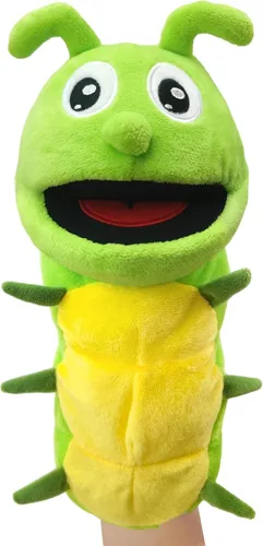 Miniatura 7 de Marioneta de Mano de Peluche Realista de 13", Marionetas de Animales Insectos para Niños Marioneta de Mano de Animal de Peluche Insecto con Boca