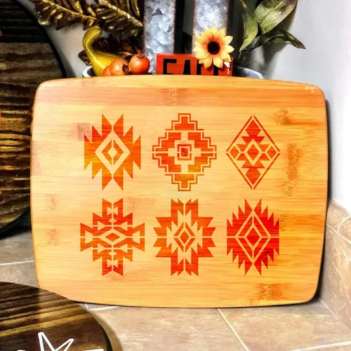 Miniatura 4 de yhslmh Plantillas geométricas tribales para pintar en muebles de madera, pared, lienzo reutilizable, plantilla azteca para manualidades, niños