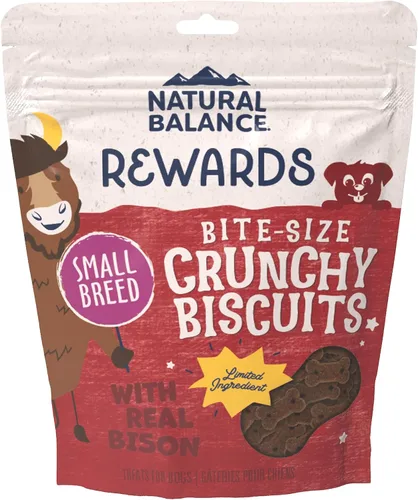 Miniatura 13 de Natural Balance Premios de Ingredientes Limitados Crujientes Galletas, Bocadillos para Perros de Tamaño de Mordida Sin Granos para Perros de Raza