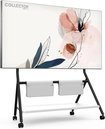 Miniatura 10 de FITUEYES Soporte de TV móvil para TV de 55, 60, 65, 75, 78 pulgadas, soporte de suelo con soporte para oficina, sala de estar, hotel, moderno