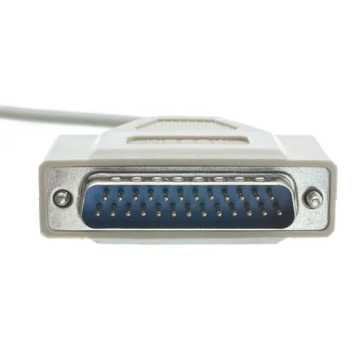 Miniatura 3 de CableWholesale Cable de módem nulo, cable serie DB9 hembra a DB25 macho, clasificación UL, 8 conductores, beige, DB9 hembra a DB25 macho cable