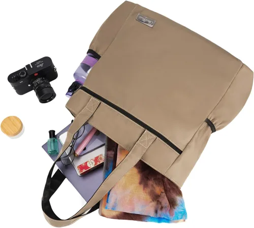 Miniatura 90 de CLOUDMUSIC Bolsa de hombro para enfermeras, profesores, trabajo, gimnasio, viajes, playa, mujeres, con gran capacidad, impermeable