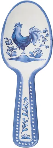 Miniatura 3 de UP ware Blue Rooster - Servidores de ensalada de melamina, juego de utensilios para servir, incluye tenedor y cuchara para tirar ensalada, pasta