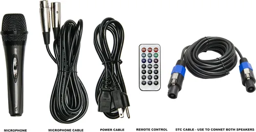 Miniatura 8 de Par de bocinas Alphasonik todo en uno de 8 pulgadas con potencia de 800W PRO DJ amplificados con Bluetooth