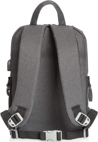 Miniatura 4 de Deco Gear Mochila multifunción para cámara SLR/DSLR con puerto de carga USB integrado para Canon, Nikon, Sony, compatible con cámaras sin espejo