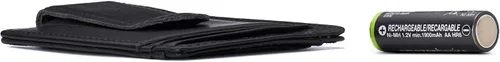 Miniatura 4 de Alpine Swiss Dermot - Cartera minimalista con clip de dinero para hombre, de piel suave, viene en caja de regalo