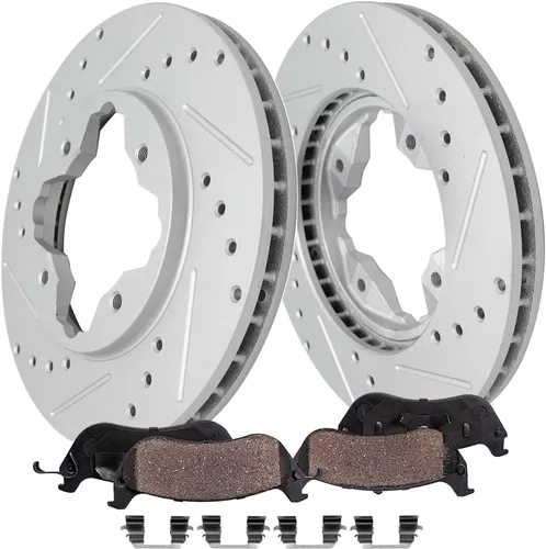 Miniatura 26 de Detroit Axle - Zapatas de freno traseras para Chevrolet Aveo Aveo5 Spark Pontiac G3 Suzuki Swift+ Reemplazo de zapatas de freno semimetálicas