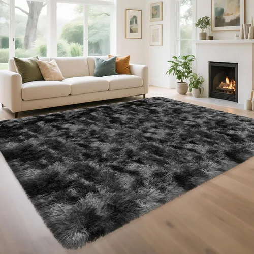 Miniatura 67 de Alfombras de pasillo beige de 2 x 6 pies para dormitorio, sala de estar, alfombra de felpa suave y esponjosa, alfombra de pasillo para pasillos