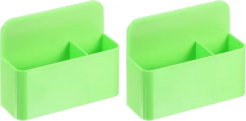 PATIKIL Soporte magnético para bolígrafo para refrigerador, paquete de 2 marcadores de borrado en seco de 3.937 x 4.724 in, organizador de tazas con