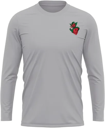 Miniatura 245 de Camisa deportiva de manga larga oficial de la NCAA Collegiate para hombre, con logotipo en el pecho izquierdo, colección Athletic Heather
