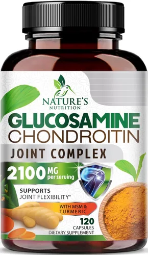 Glucosamina Condroitina MSM - Suplemento de apoyo articular para la movilidad articular y el apoyo del cartílago para hombres y mujeres -