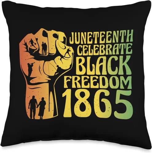 Miniatura 4 de Juneteenth 1865 African American Pride Black Freedom Throw Pillow