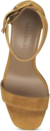 Miniatura 4 de Aerosoles Sandalias de tacón Landon para mujer, Bronceado Gamuza