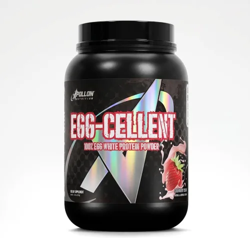 Apollon Nutrition Egg-Cellent - Proteína en polvo de clara de huevo, 0.85 oz, recuperación, crecimiento muscular, para hombres y mujeres, sin