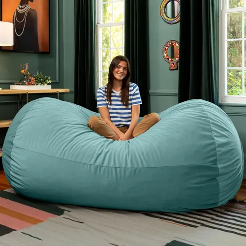 Miniatura 11 de Puff/tumbona gigante Saxx de la marca Jaxx, Camel