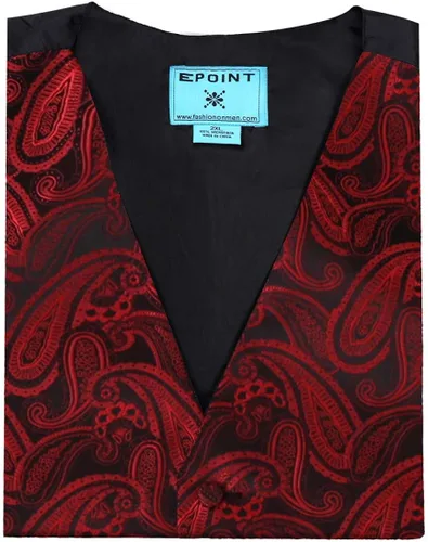 Miniatura 3 de Epoint EGC1B01-03 Multi Mens Paisley chaleco tejido microfibra, tallas S-5XL