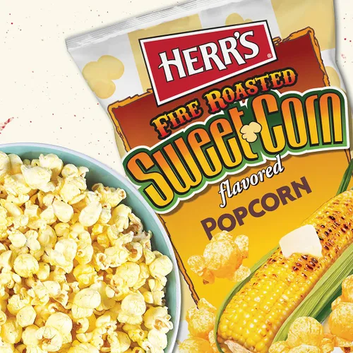 Miniatura 9 de Herr's Palomitas de maíz, sabor a maíz dulce tostado al fuego, 0.875 onzas (paquete de 24 bolsas) - Palomitas de maíz con sabor a maíz dulce