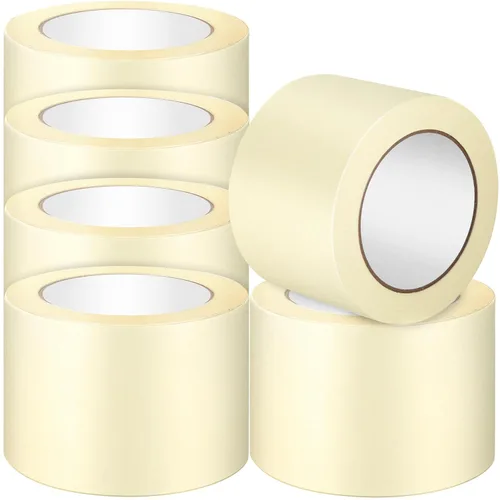 Miniatura 14 de Fainne 3 rollos de cinta adhesiva a granel de 55 yardas, cinta de uso general para aula, etiquetado, manualidades, oficina, proyectos escolares