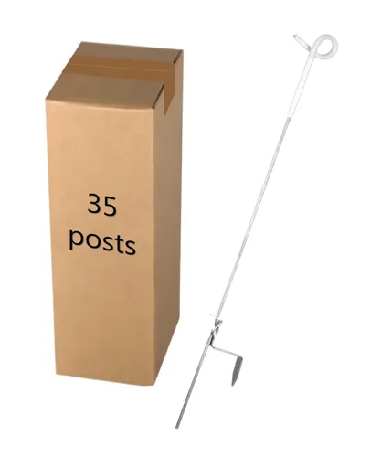 Miniatura 10 de Postes eléctricos de valla aislantes a presión para poste de sujeción para varilla de diámetro 0.32 pulgadas (0.315 in), PK30