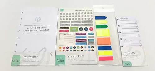 Miniatura 33 de Talia - Repuestos para cuaderno de espiral (páginas punteadas, Junior (5.5 x 8.5 pulgadas))