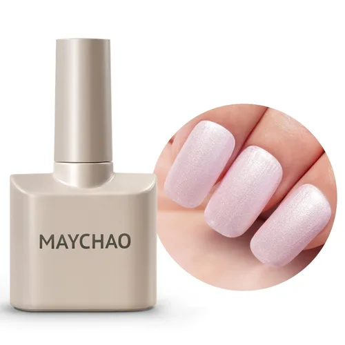 Miniatura 64 de MAYCHAO Esmalte de uñas de gel rosa intenso de 0.5 onzas líquidas, 1 unidad de esmalte de gel rosa brillante, esmalte de uñas que se absorbe con luz